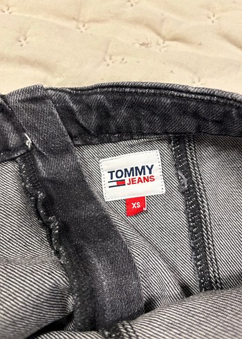 Tommy Hilfiger Tommy Jeans Gri Kolsuz Kot Elbise