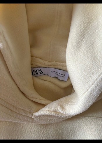 Zara zara butter yellow sweatshirt pinterest
