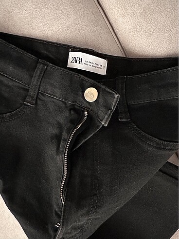 Zara Zara siyah skinny yüksel bel jean