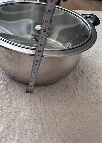 Beden Gri Çelik Tencere 20 cm