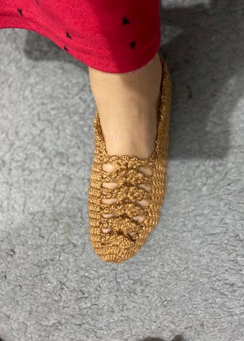 Örgü patik - Görsel 2