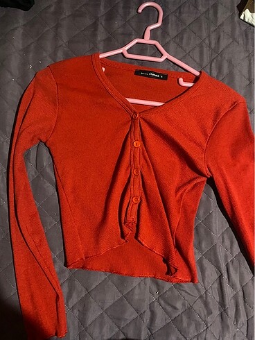 Crop hırka