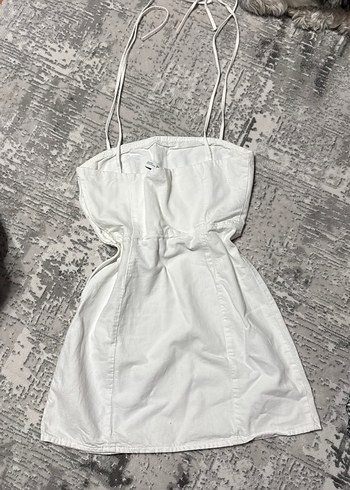 Zara mini beyaz elbise - Görsel 2