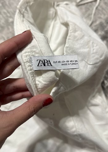 Zara mini beyaz elbise - Görsel 3