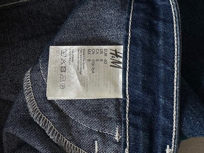 40 Beden lacivert Renk H&M sort