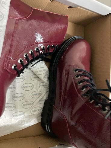 37 Beden bordo Renk Bot bordo