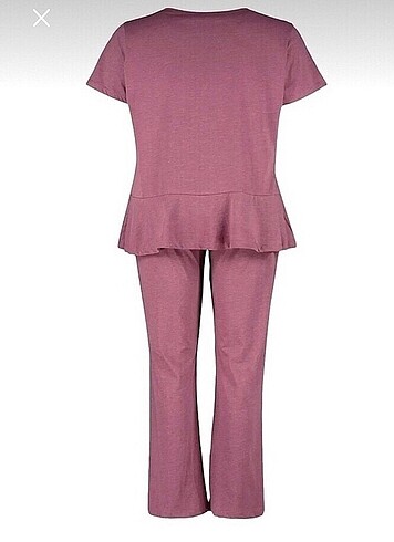 xl Beden bordo Renk Pijama takımı
