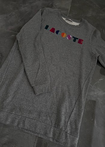 Gri Lacoste Kadın Sweatshirt - Görsel 2