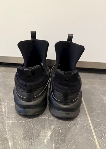 Siyah Spor Kadın Sneakers Velcro Bantlı - Görsel 5