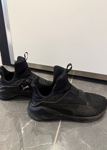 Siyah Spor Kadın Sneakers Velcro Bantlı - Görsel 3