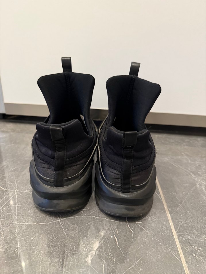 Siyah Spor Kadın Sneakers Velcro Bantlı - Görsel 5