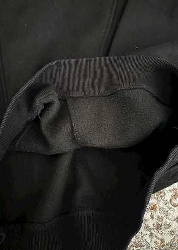 Siyah Kadın Salaş Sweatshirt - Görsel 2