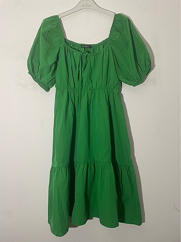 Yeşil prenses elbise