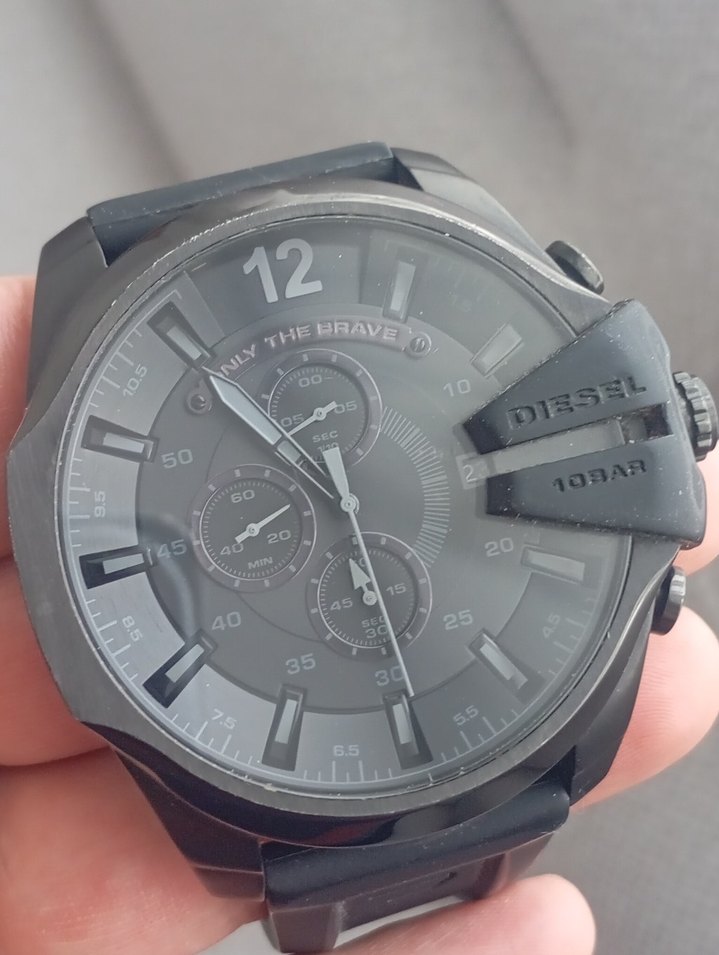 Diesel Siyah Erkek Biker Saat - Görsel 2