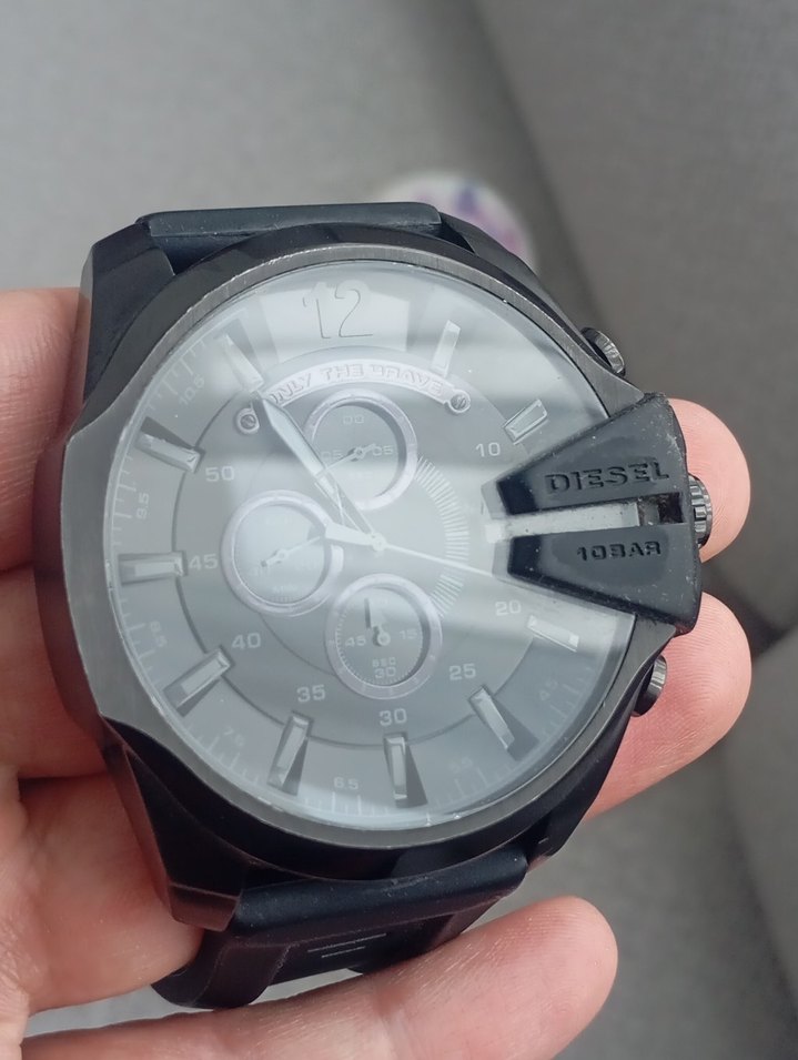 Diesel Siyah Erkek Biker Saat - Görsel 5