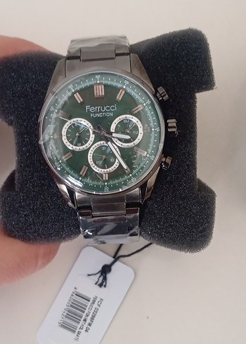Ferrucci Fonksiyonel Yeşil Erkek Saati - Görsel 6