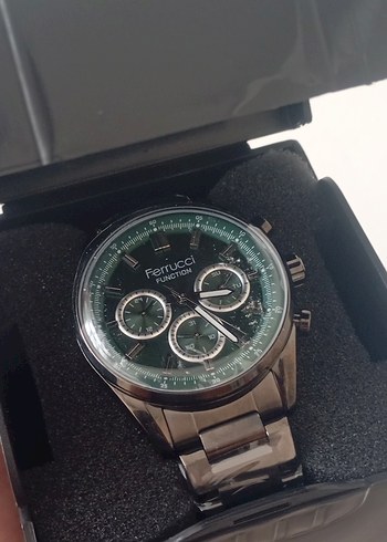 Ferrucci Fonksiyonel Yeşil Erkek Saati - Görsel 5