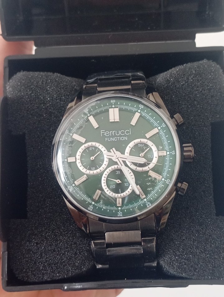 Ferrucci Fonksiyonel Yeşil Erkek Saati - Görsel 3