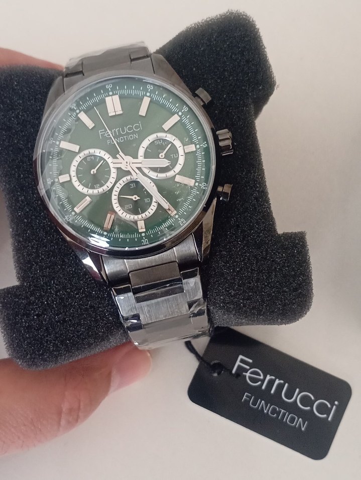 Ferrucci Fonksiyonel Yeşil Erkek Saati - Görsel 2