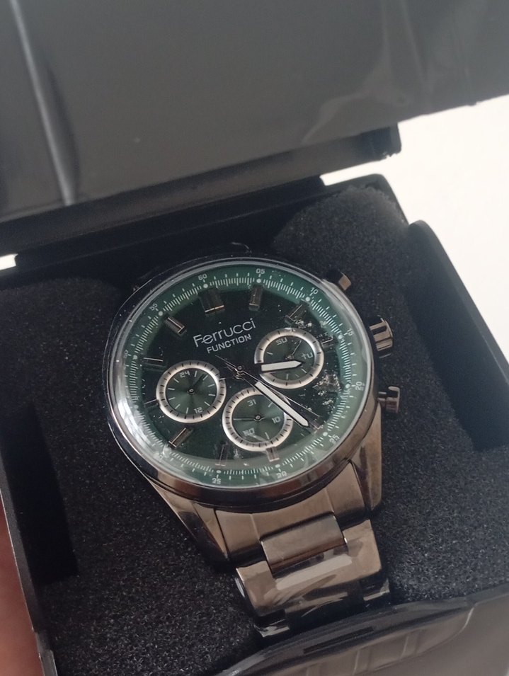 Ferrucci Fonksiyonel Yeşil Erkek Saati - Görsel 5