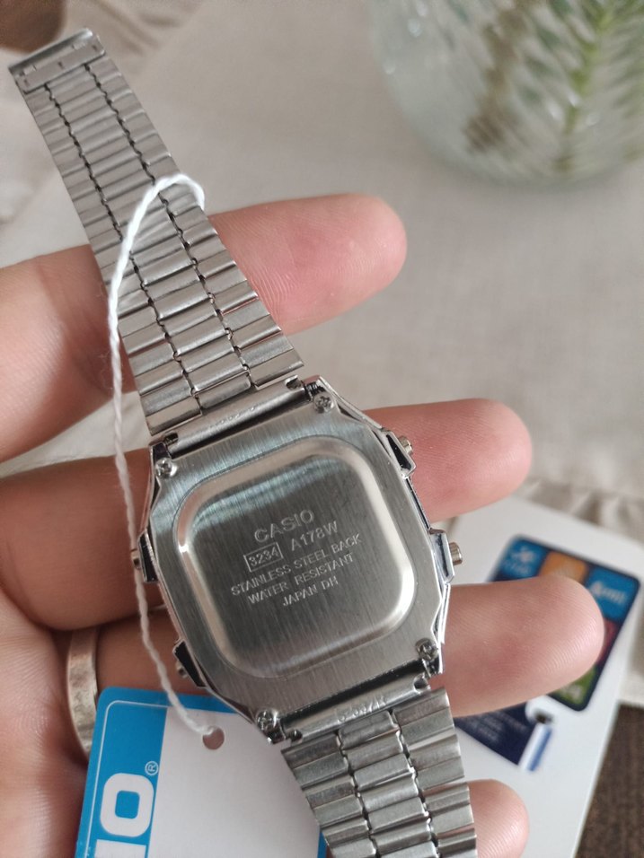 Gri Vintage Casio erkek Kol Saati - Görsel 3