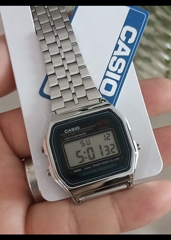 Gri Casio erkek Dijital Kol Saati - Görsel 3