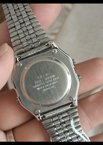 Gri Casio erkek Dijital Kol Saati - Görsel 5