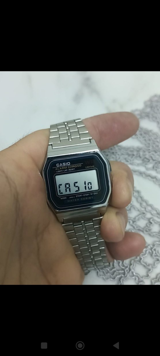 Gri Casio erkek Dijital Kol Saati - Görsel 2