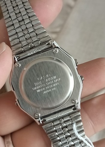 Gri Casio Vintage Dijital erkek Saati - Görsel 6