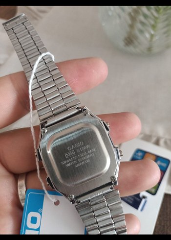 Gri Vintage Casio Dijital Erkek Saati - Görsel 2