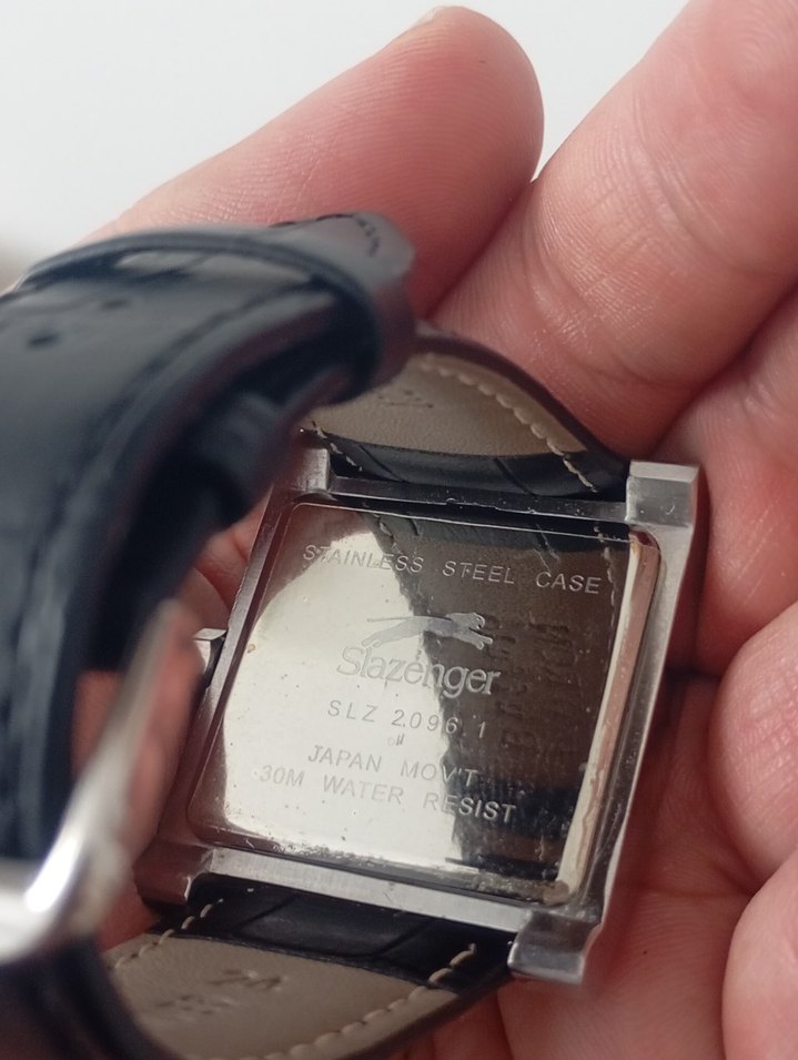 Kare Kadranlı Erkek Deri Kol Saati - Görsel 5