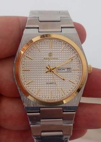 Altın Detaylı Gri Klasik Erkek Saati - Görsel 5