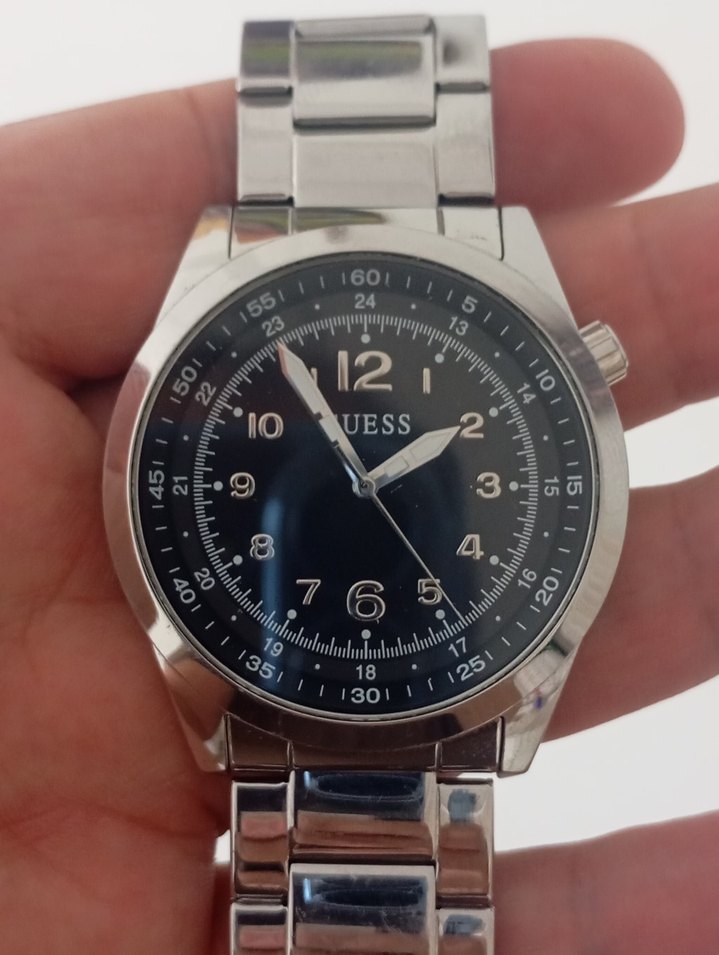 Guess Siyah Analog Kol Saati — görsel 9/10