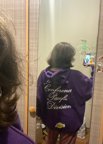 Defacto NBA Lakers Mor Sweatshirt - Görsel 2