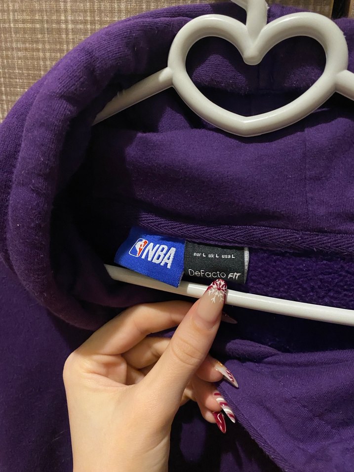 Defacto NBA Lakers Mor Sweatshirt - Görsel 4