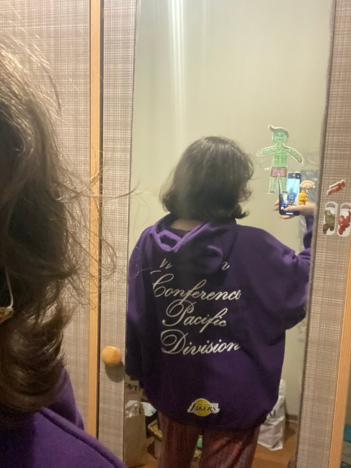 Defacto NBA Lakers Mor Sweatshirt - Görsel 2