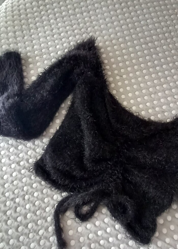 Crop kazak.hic giyilmedi - Görsel 4