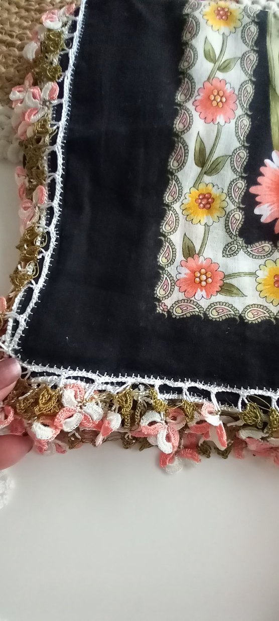 Nakışlı Boncuklu Beyaz ceyizlik - Görsel 4