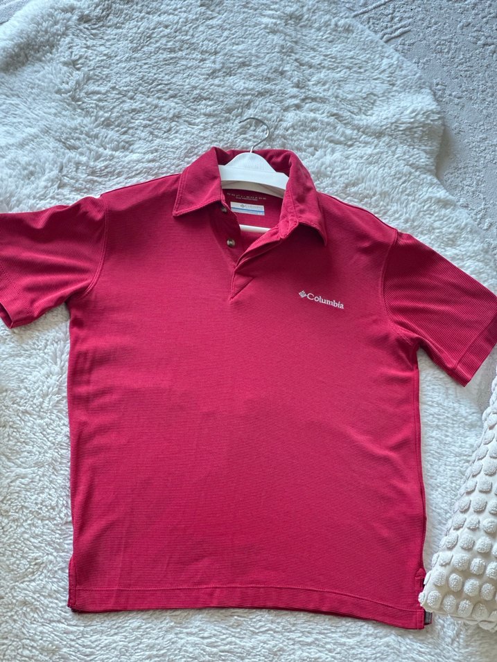 Columbia Bordo Pamuklu Polo Tişört - Görsel 2