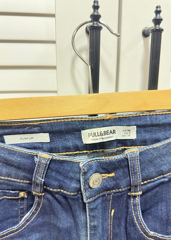 Kadın Lacivert Dar Kesim Midi Kot Pantolon - Görsel 2