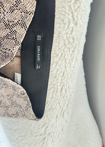 Yılan Desenli Bej Kadın Pantolon - Görsel 2