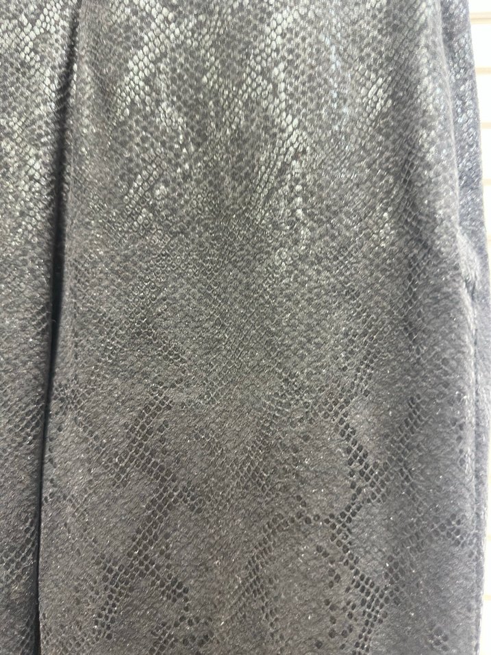 Kadın Siyah Süet Skinny Pantolon - Görsel 4