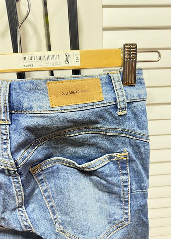 Kadın Mavi Slim Fit Denim Pantolon - Görsel 3