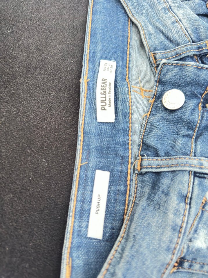 Kadın Mavi Slim Fit Denim Pantolon - Görsel 2