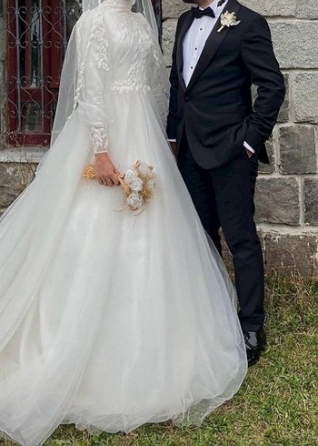 Vintage İşlemeli Gelinlik - Görsel 2