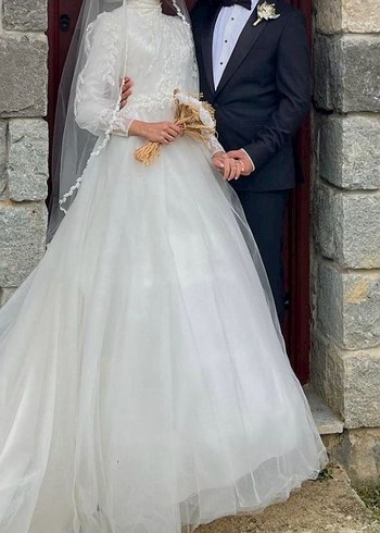 Vintage İşlemeli Gelinlik - Görsel 3