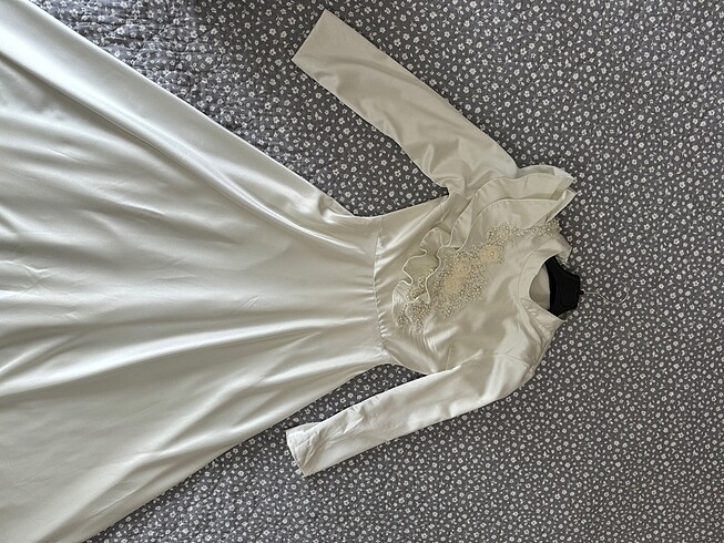 38 Beden beyaz Renk Nikah elbisesi