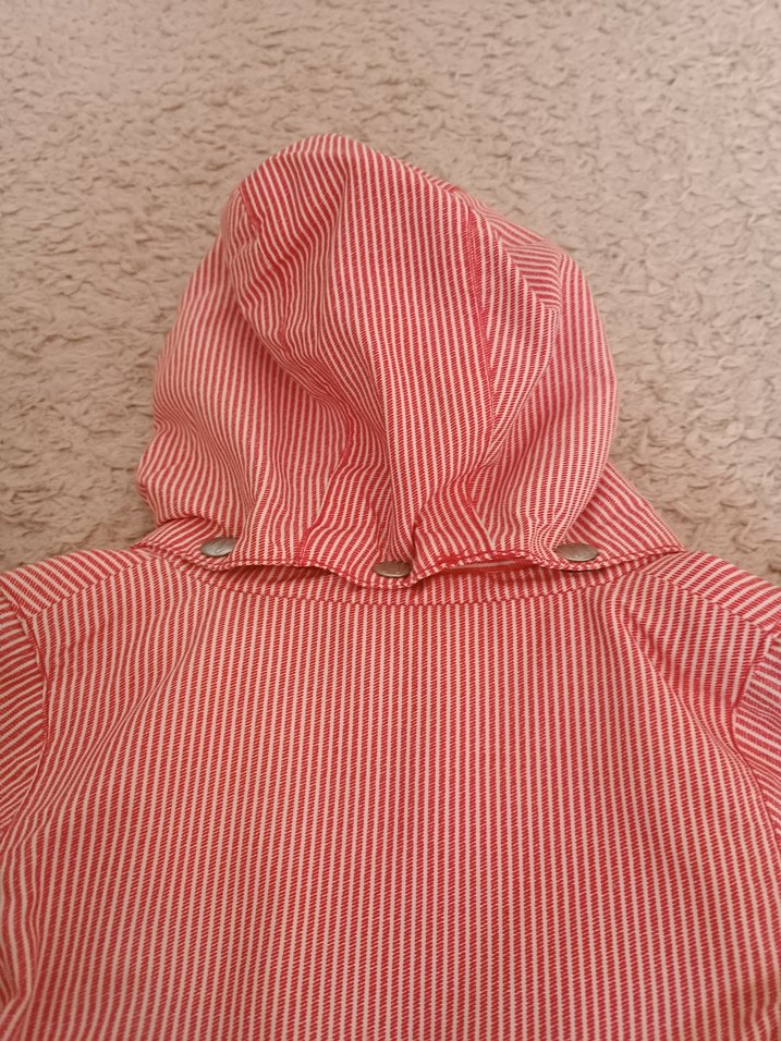 Kapüşonlu Fermuarlı Kız Çocuk Yağmurluğu - Görsel 5