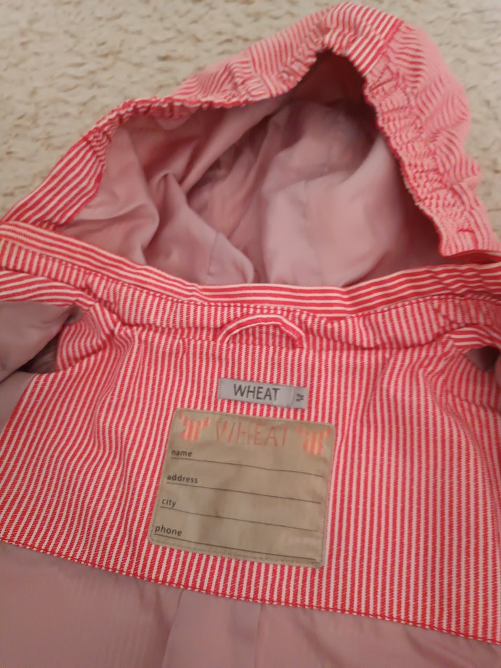 Kapüşonlu Fermuarlı Kız Çocuk Yağmurluğu - Görsel 2