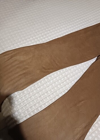 Zara Süet Tayt Pantolon  - Görsel 3